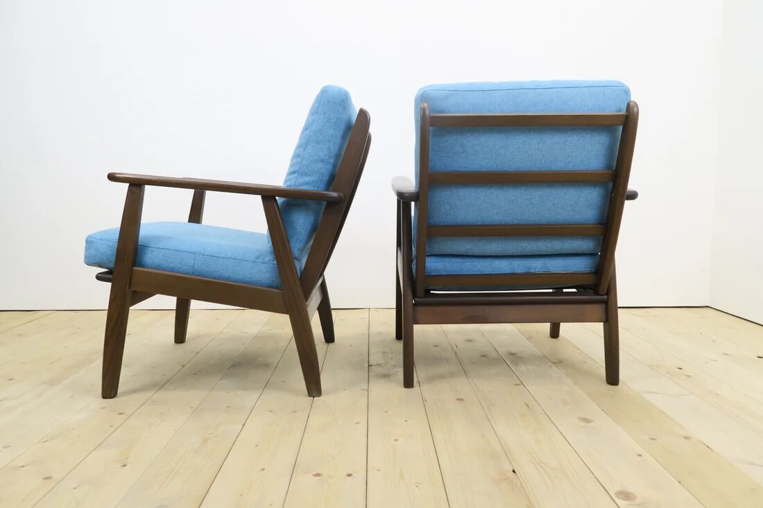 Paire de fauteuils en teck, Danemark 1960