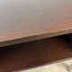 1970s coffee table in teak and aluminium