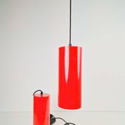 Minimalist Pipeline Pendant Lamps by Ole Pless Jørgensen for Nordisk Solar, 1970s, Set of 2