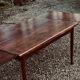 Mid-century danish rosewood extending table.