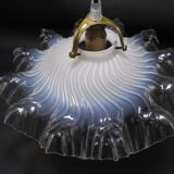 Opaline glass pendant light
