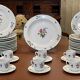 Gien porcelain table service, modern manufacture 31 pieces