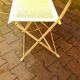 Folding metal garden chairs