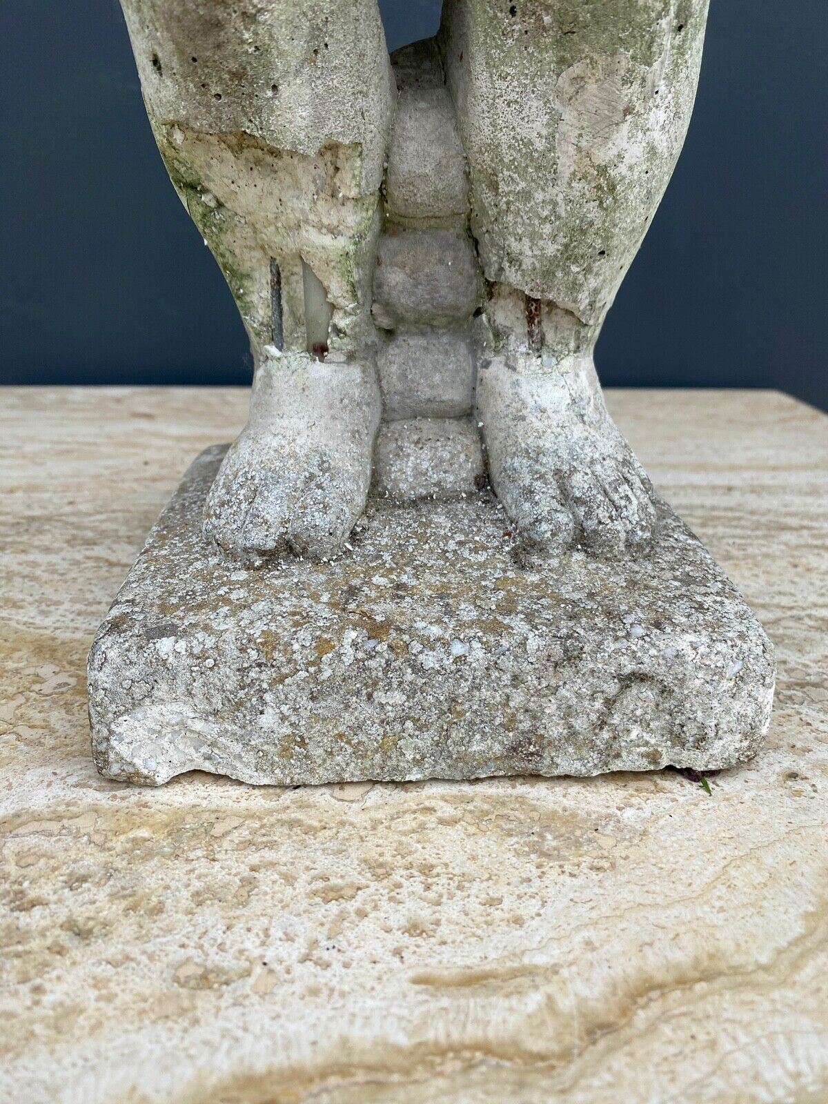 Manneken pis cement stone reconstituted outdoor garden statue