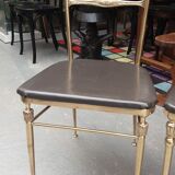 Paire de chaises en bronze