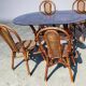 Vintage Rattan and Cane Dining Room