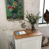 Oil painting on canvas flowers