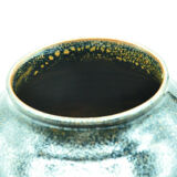 Vase enamelled speckled decoration