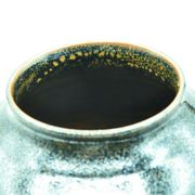 Vase enamelled speckled decoration