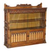Gothic Revival library hand-carved by Pugin