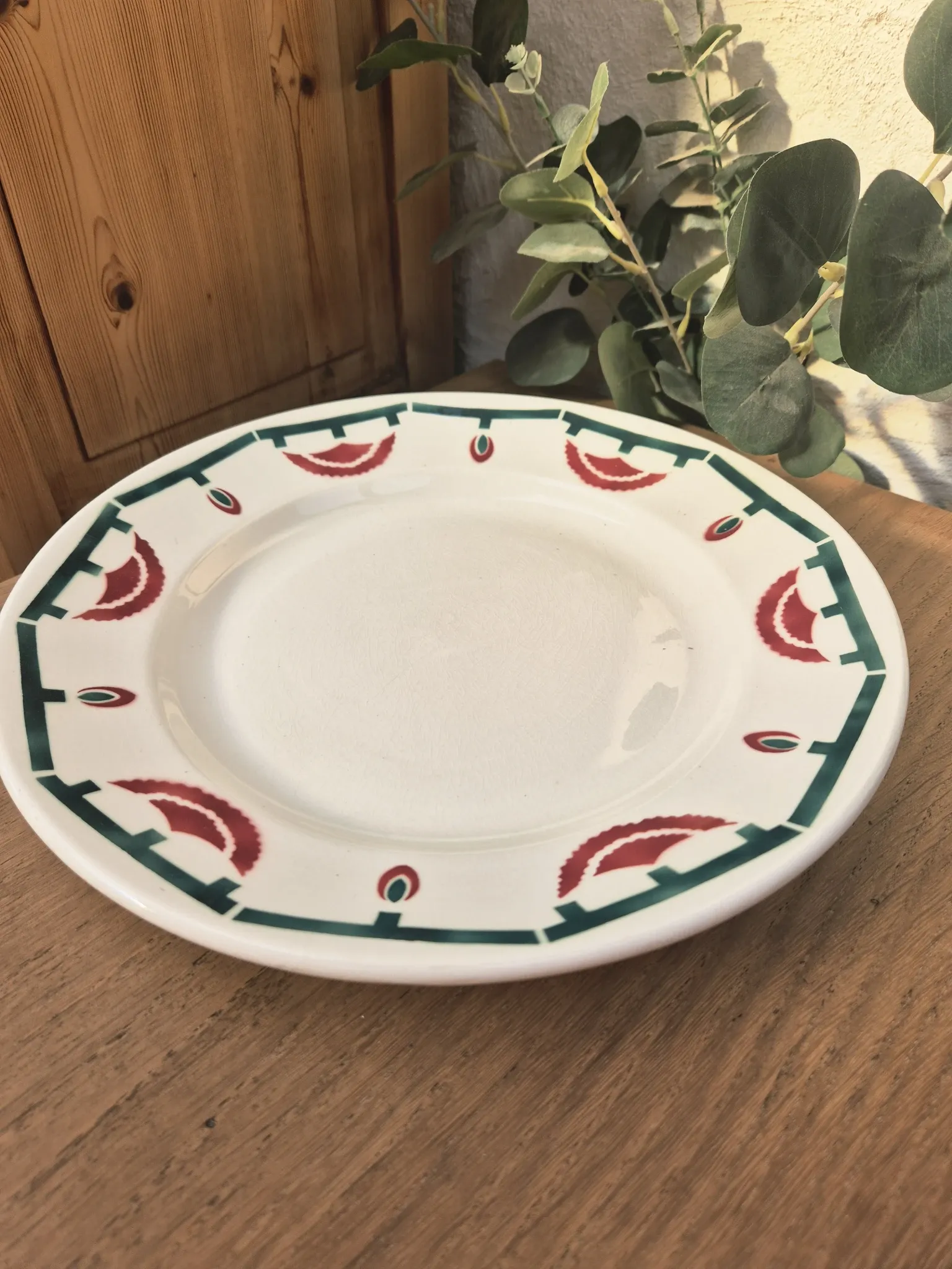 Badonviller vintage plate