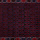 Gazak Afghan geometric pattern fringe rug 131x86cm