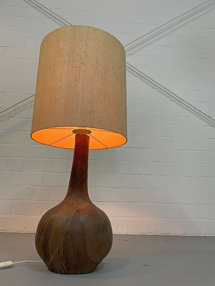 Vintage Italian ceramic floor lamp 60s