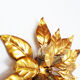 Pair of gilt wall lights by Hans Kögl, Italy 1960's