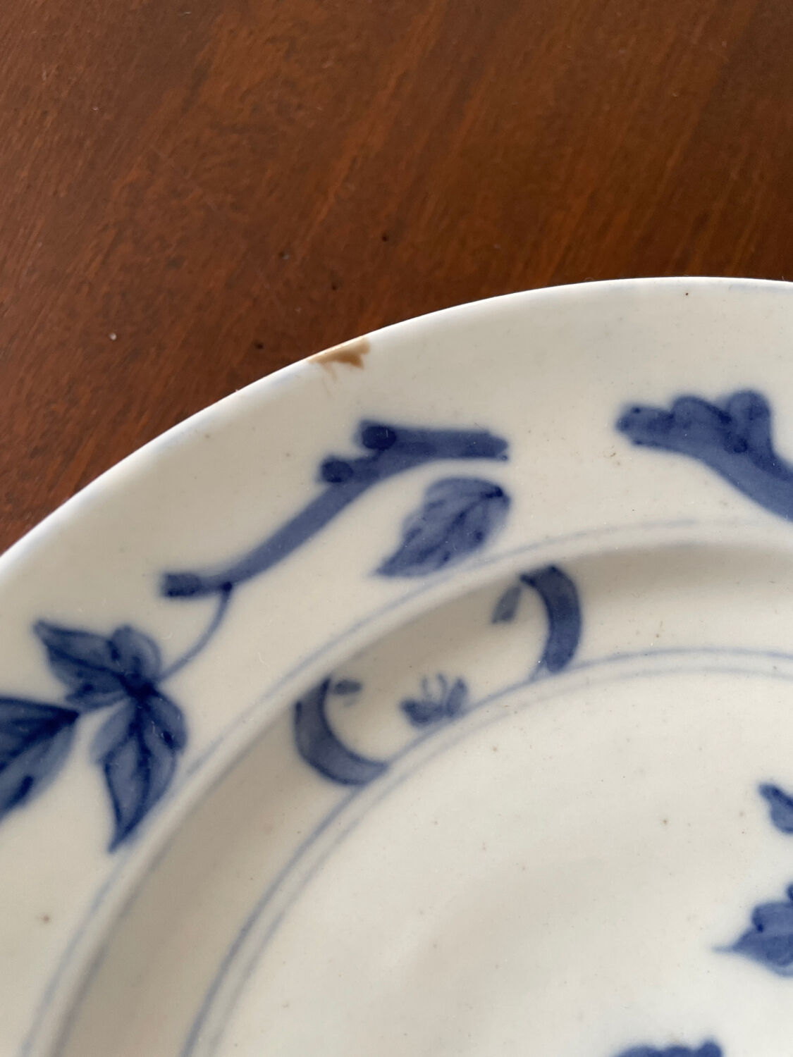 Porcelain plate of Delft eighteenth century