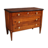 20th century Italian Louis XVI style inlaid commode