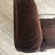 Vintage chocolate corduroy morris system deckchair