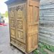 Louis XIV Style wardrobe, two doors, in oak