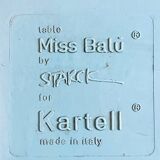 Miss balu table by Philippe Starck for Kartell Verte