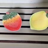 Strawberry and lemon slushy cups