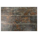 Weathered solid wood desk