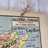 Vintage school map