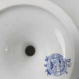 Plat à talon faïence Boch Frères