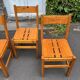 Série de 4 chaises Les Arcs 1960