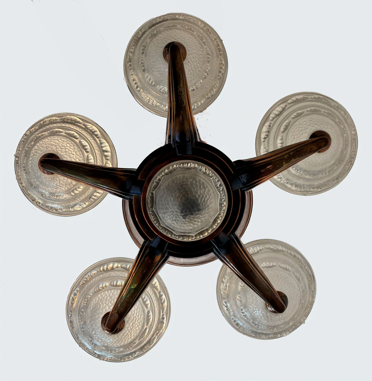 Art Deco chandelier Ezan 1930