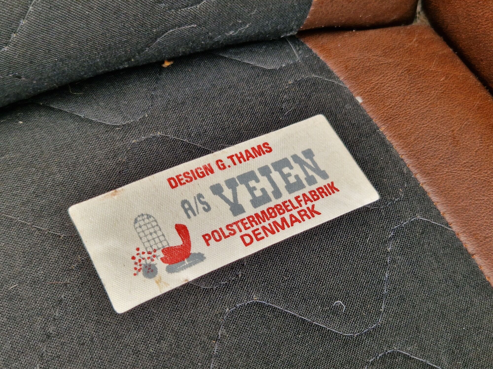 1970s, Danish design by Georg Thams for Vejen Møbelfabrik, swivel wingback relax chair.