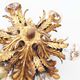 1960’s gilt ‘florentine’ ceiling or wall light by banci firenze