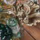 Lustre corbeille grappes de raisin Murano