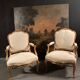 Pair of Queen armchairs