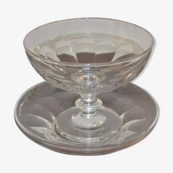 Coupe style Louis Philippe en cristal