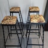 4 brutalist stools from 1950