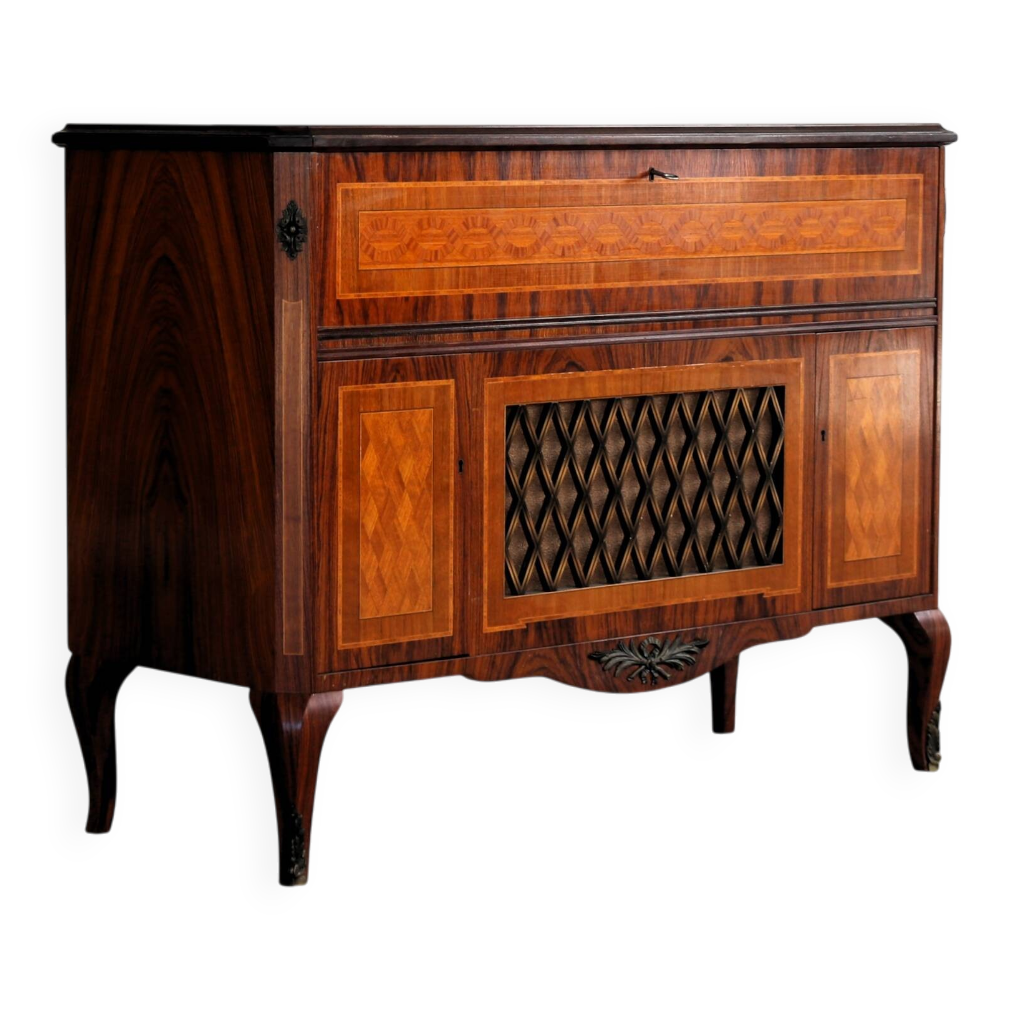 Vintage empty audio furniture | cabinet | 1950s | swedish