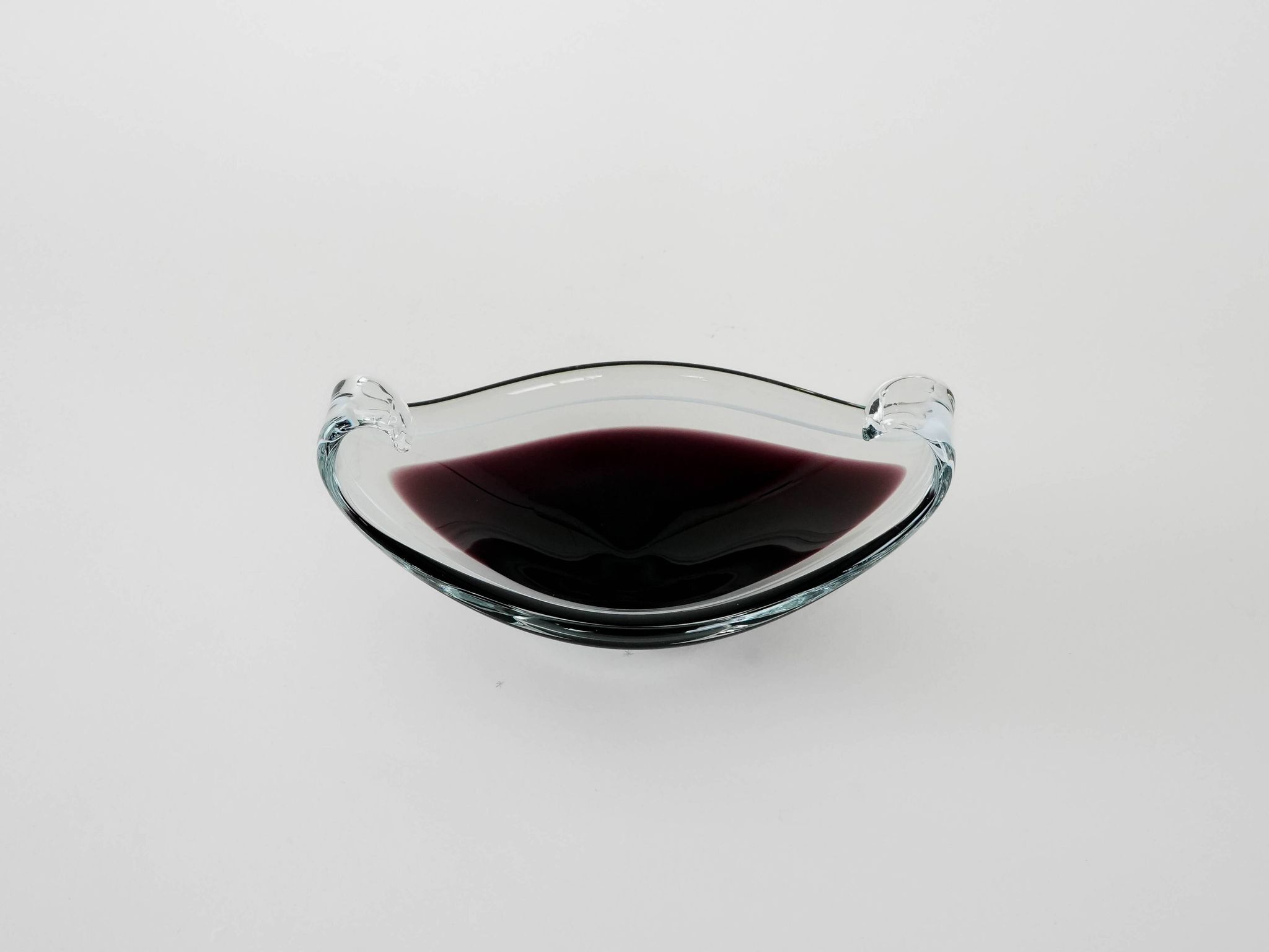 Platter, Murano glass, Italian design, 1950s, production: Italy