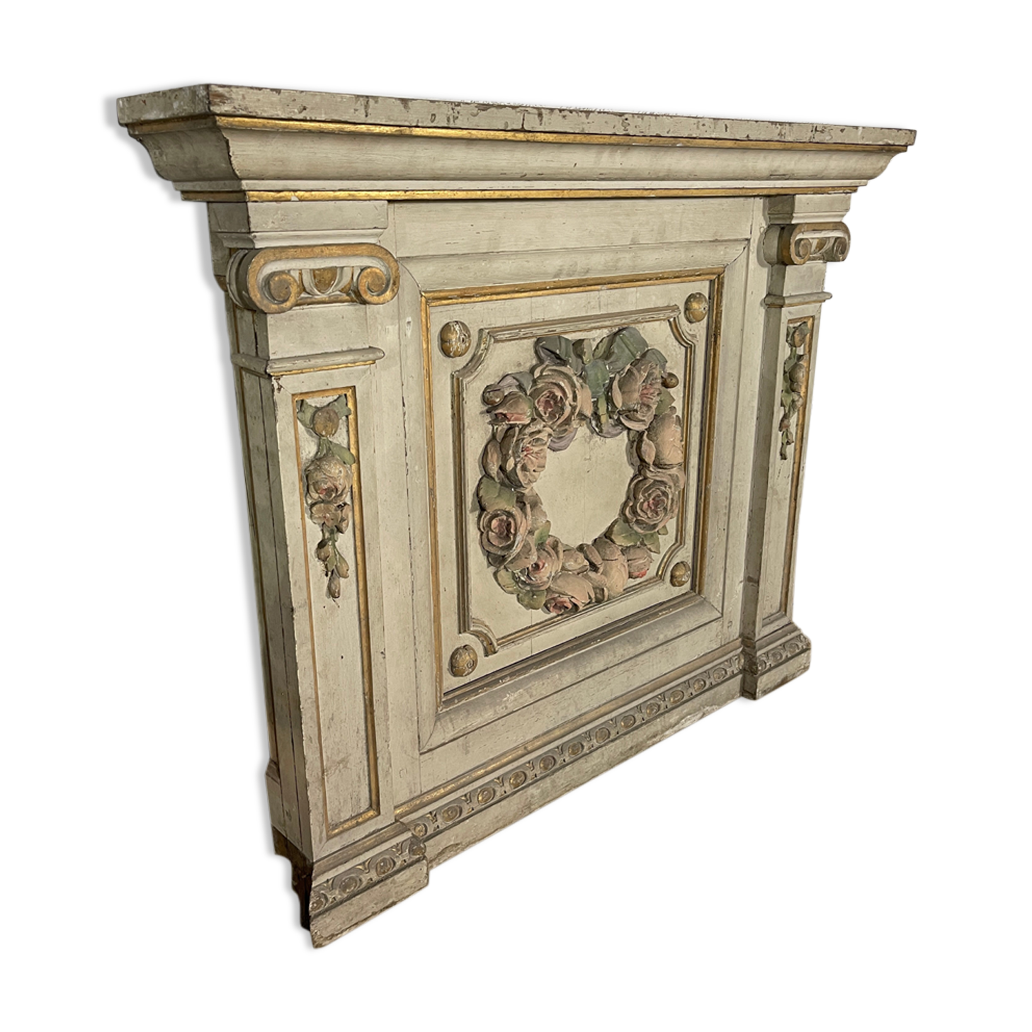 Antique woodwork in carved wood