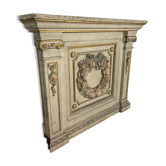 Antique woodwork in carved wood