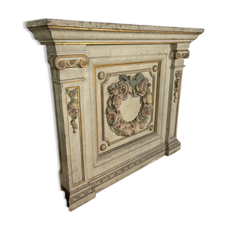 Antique woodwork in carved wood