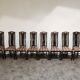 Chaises de salle à manger Umberto Asnago pour Giorgetti, années 1980