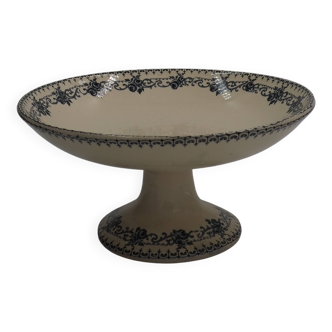 Footed bowl, iron earthenware compote dish