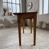 Oak and pine farmhouse console table