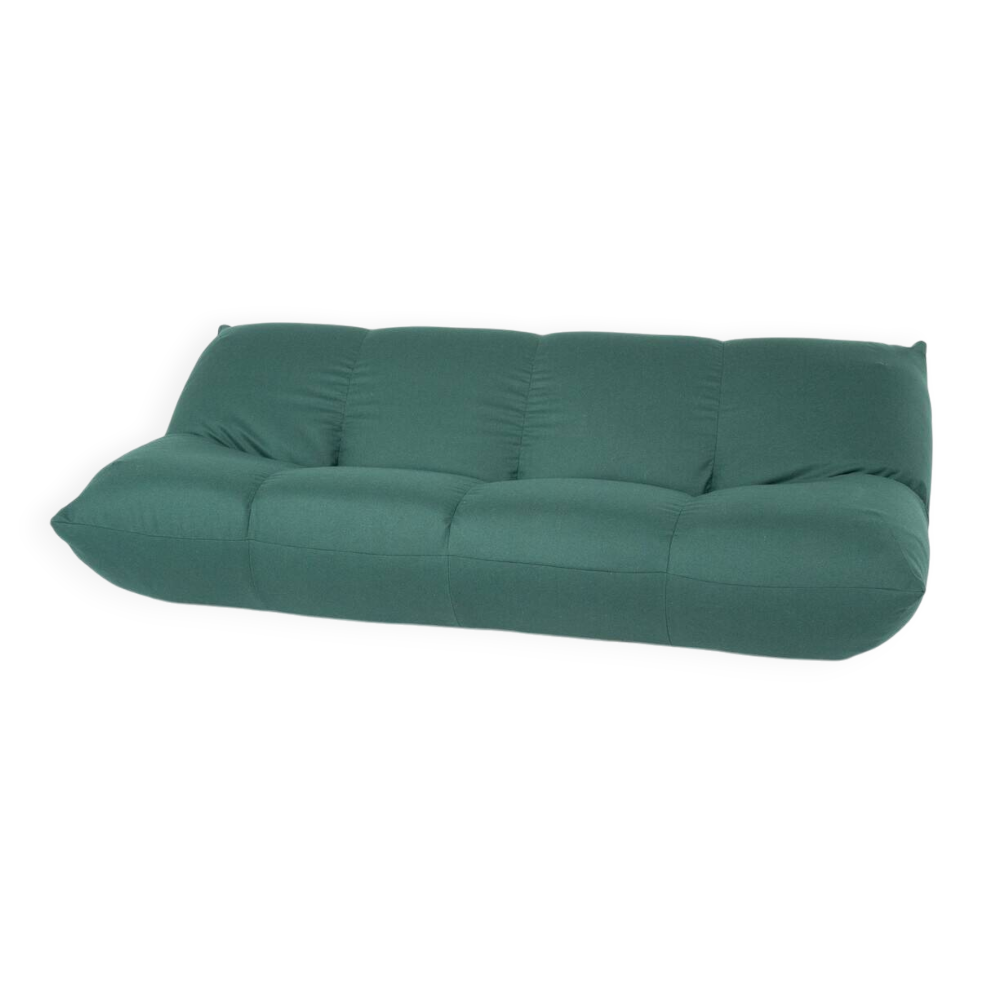 Mid-Century Modern Green Papillon Sofa by Giovannetti, Italy