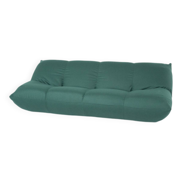 Canapé Papillon vert moderne du milieu du siècle par Giovannetti, Italie