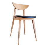 Scandinavian raw wood chair
