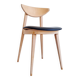 Chaise scandinave bois brut