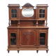 Louis XVI two-body buffet in carved walnut, 19th century.