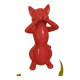 Pink pop art cat statuette in ceramic