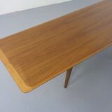 Large Danish Boomerang Teak Coffee Table, 1960s